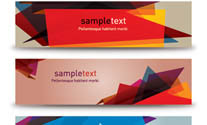 Abstract Banners Vector Graphic